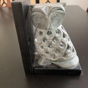 Soap Stone Owl Bookend